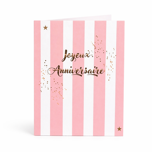Carte Anniversaire Originale | Illustration Fait Main | Maison des Souhaits Paris