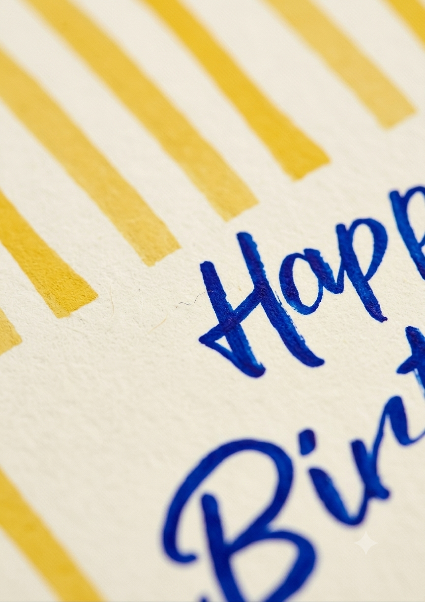 Carte d'anniversaire "Dolce Vita"