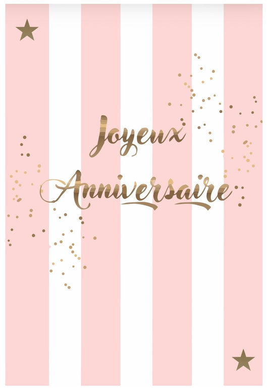 Carte Anniversaire Originale | Illustration Fait Main | Maison des Souhaits Paris